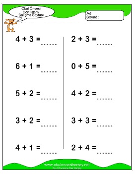 İşlemler yaprak test